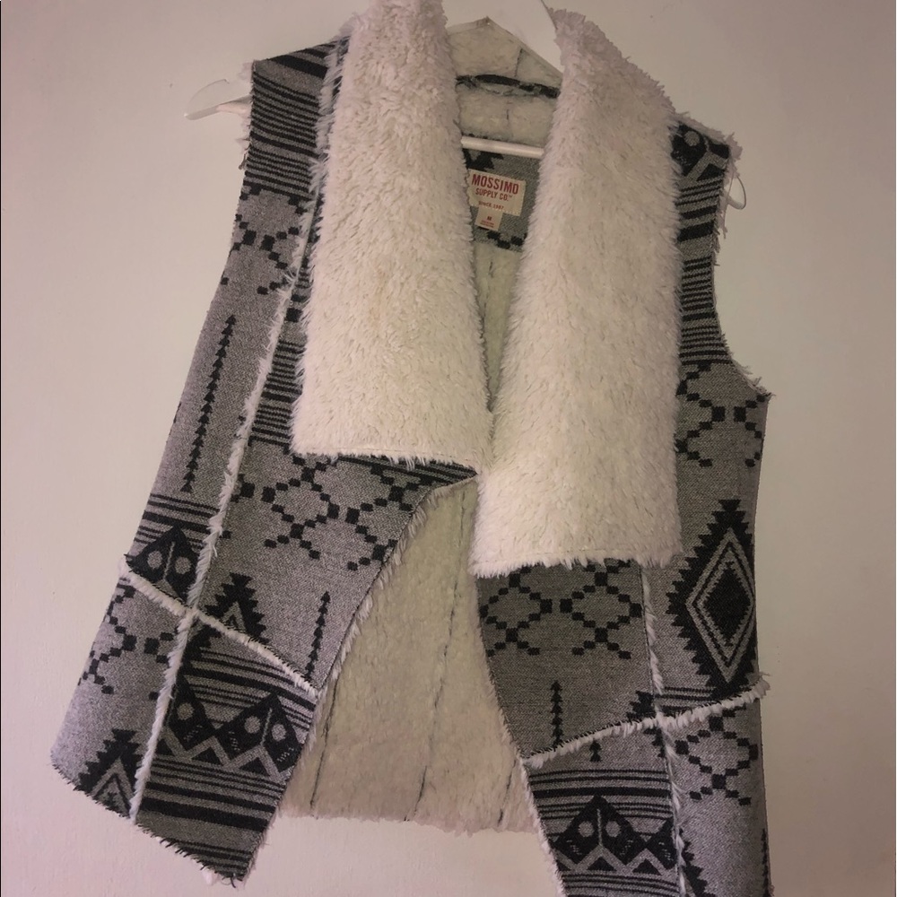 Patterned Vest Grey and Super soft